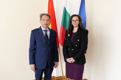 Началникът на политическия кабинет на министъра на външните работи Елена Кирева прие посланика на Виетнам Доан Туан Лин